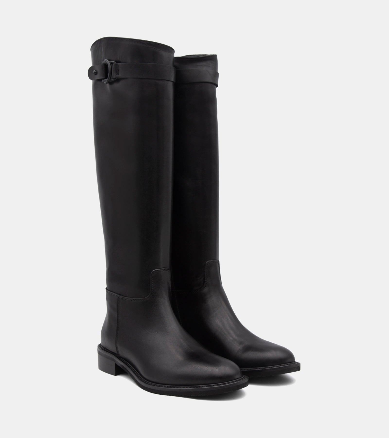 STIVALI PELLE NERO - Main Image