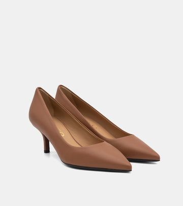 Leather Decolte Color Cuoio Hot Decolte Cuoio Pelle Shop Decolte Da Donna In Pelle Color Cuoio