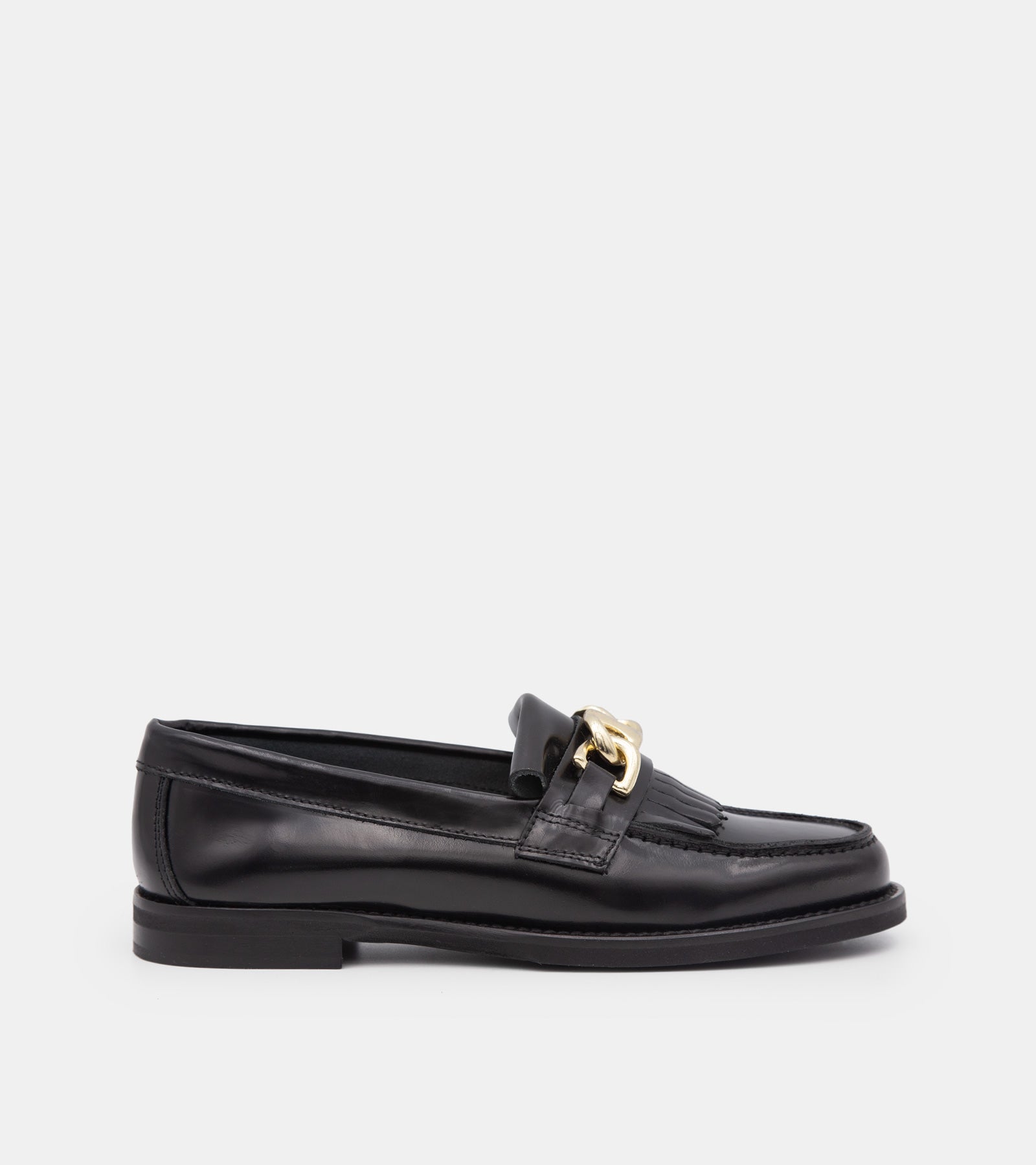 BLACK ABRASIVED LOAFERS – Marco Calzature